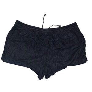 ☀️ Black linen shorts